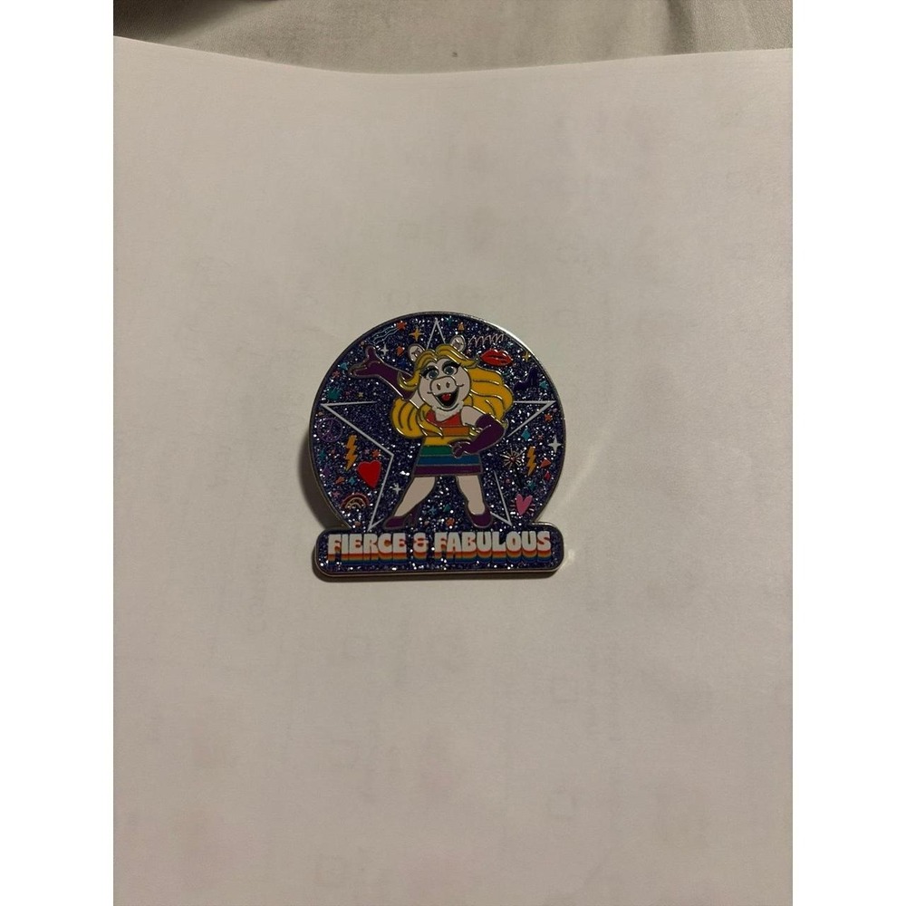 Disney Pride Collection Miss Piggy Pride Fierce And Fabulous trading pin